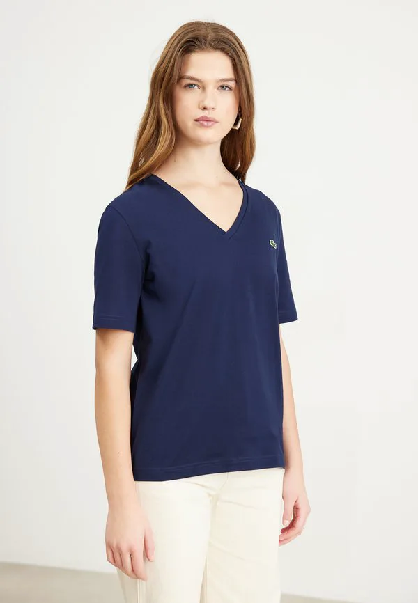 Футболка Lacoste Простая, Navy Blue