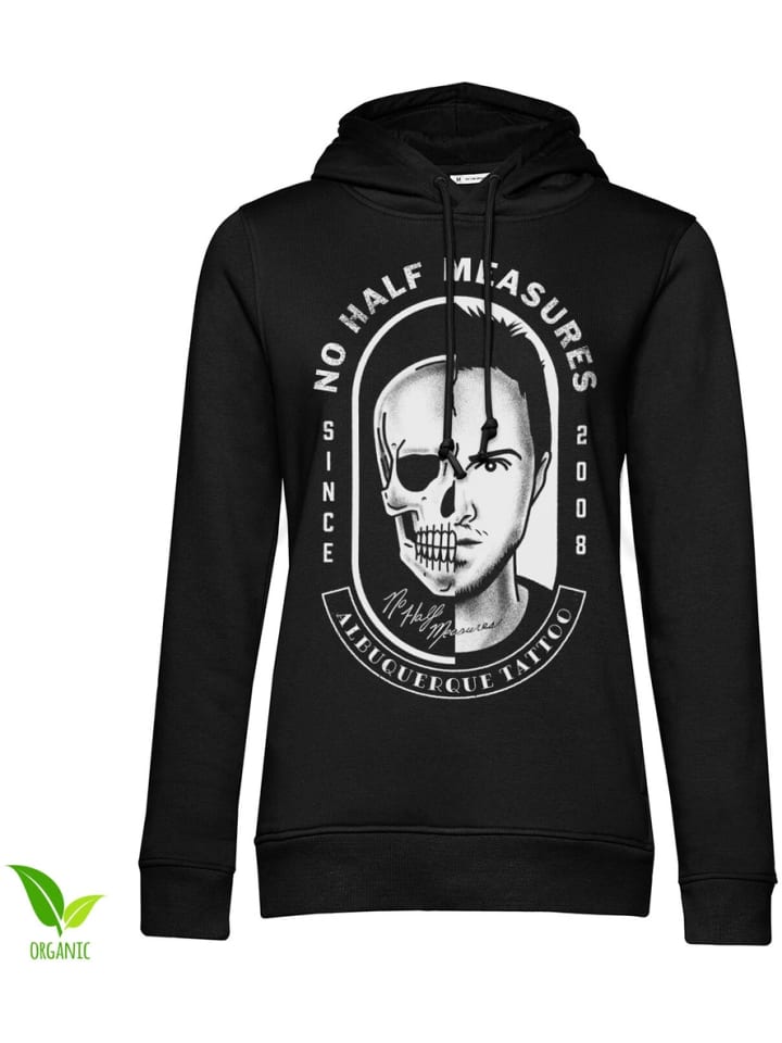 

Толстовка No Half Measures Girls Hoodie Breaking Bad, черный