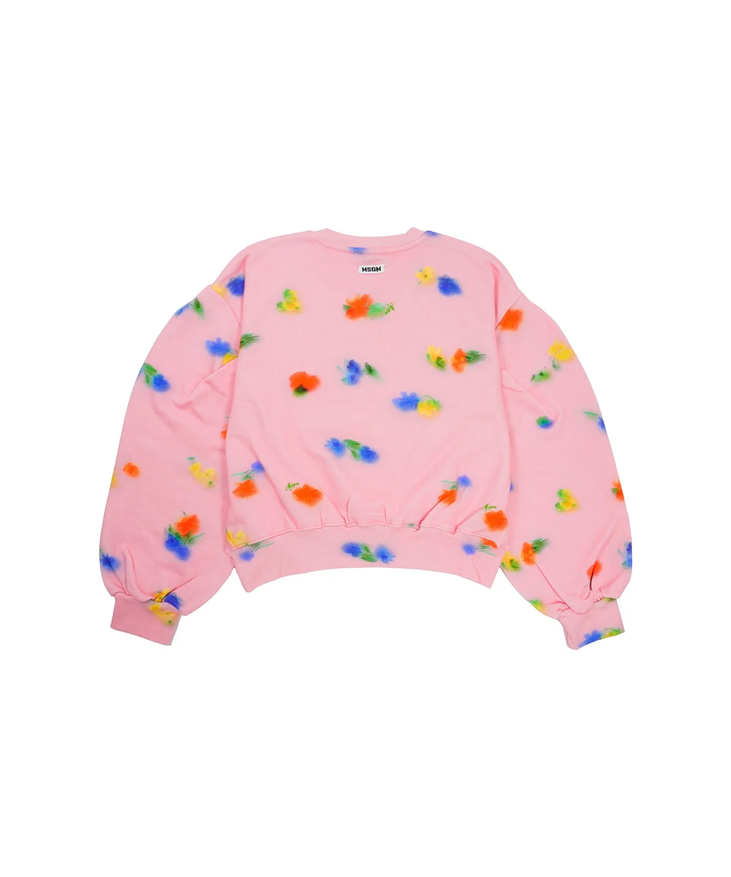 Детская толстовка MSGM с цветочным рисунком — фото 2