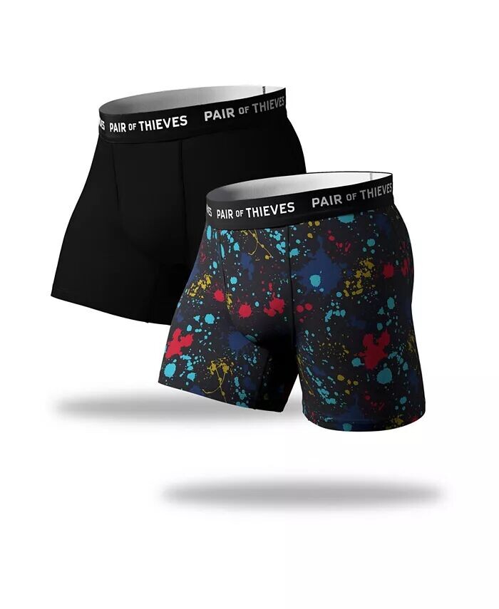 

Мужские трусы-боксеры SuperFit Breathable Mesh, 2 шт. в упаковке Pair of Thieves, черный