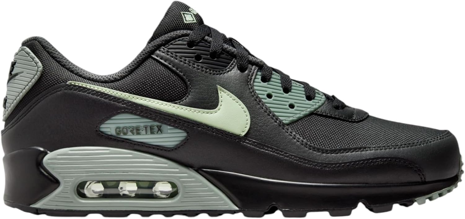Мужские кроссовки Nike Air Max 90 GTX, черный/зеленый — фото 3