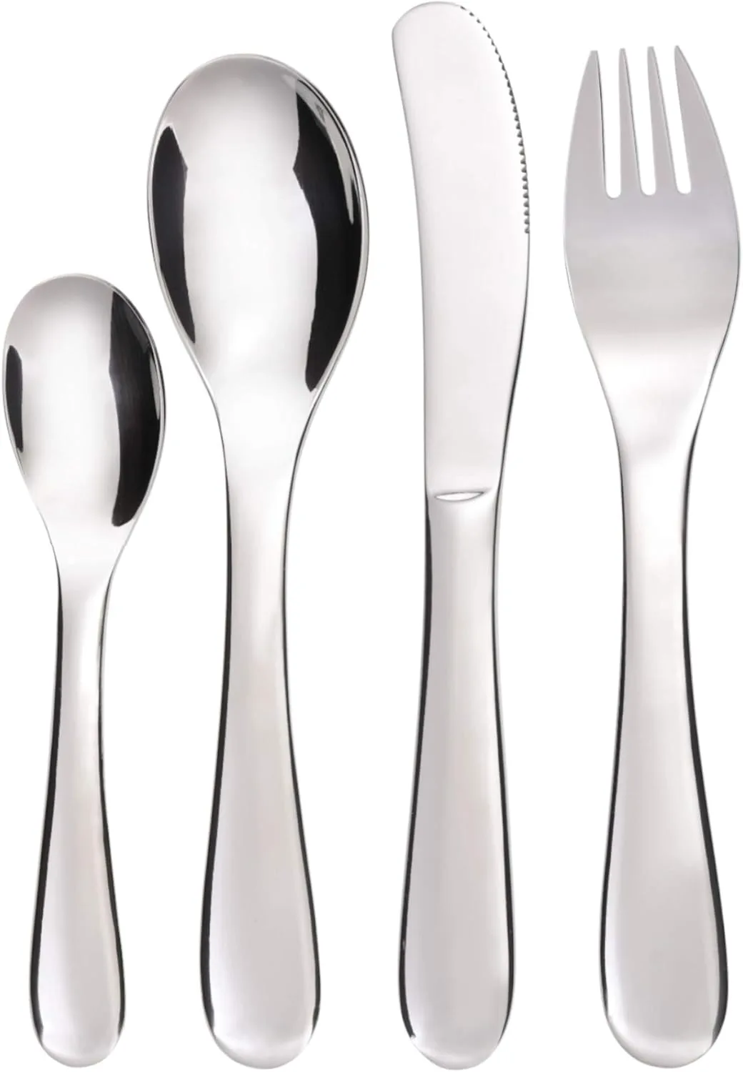 Детский набор столовых приборов GRÄWE, нержавеющая сталь, вилка, ложка, нож, подарочная коробка