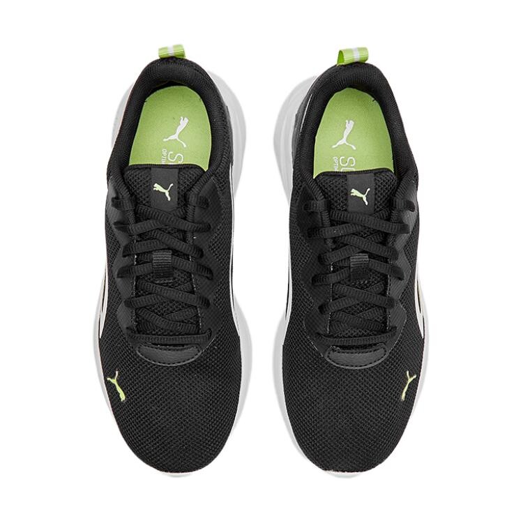 Детские кроссовки All-Day Active GS Low-top, черные/белые/зеленые Puma, черный — фото 3