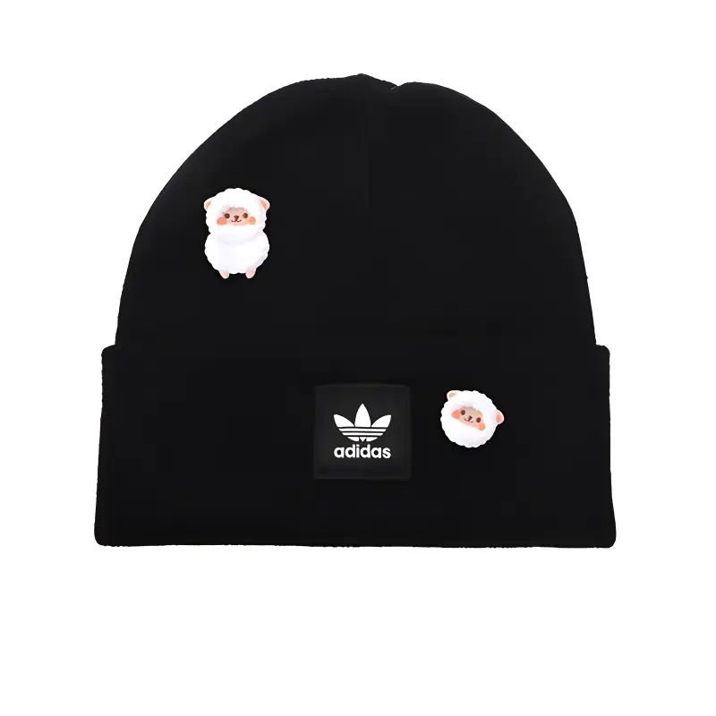 

Adidas Унисекс-бини из полиакрилата черный, Black