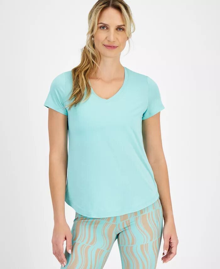 

Женская футболка Essentials с v-образным вырезом, набор из 3 шт ID Ideology, синий