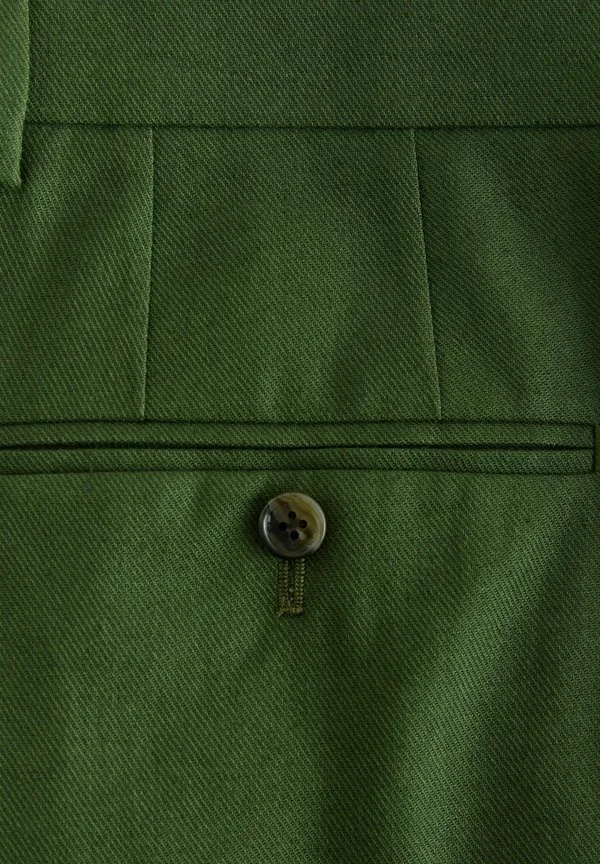 Брюки от костюма стандартного кроя Next, Green — фото 4