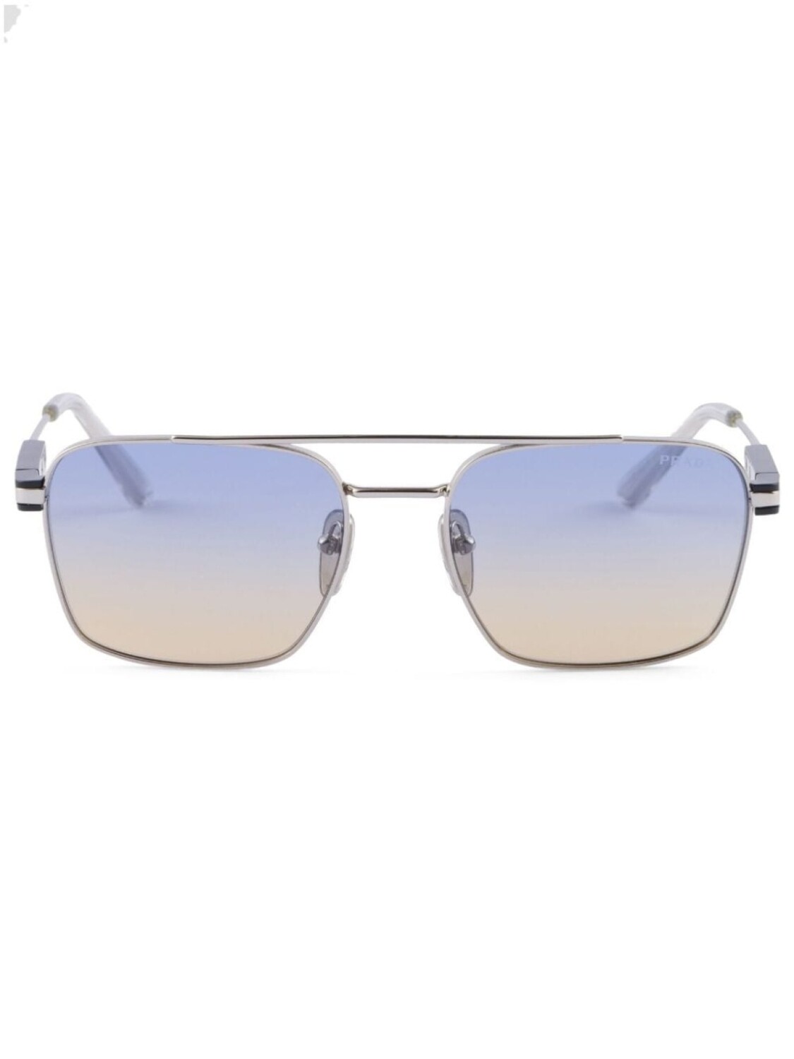 

Prada Eyewear солнцезащитные очки-пилоты Prada Eyewear Collection, серебристый
