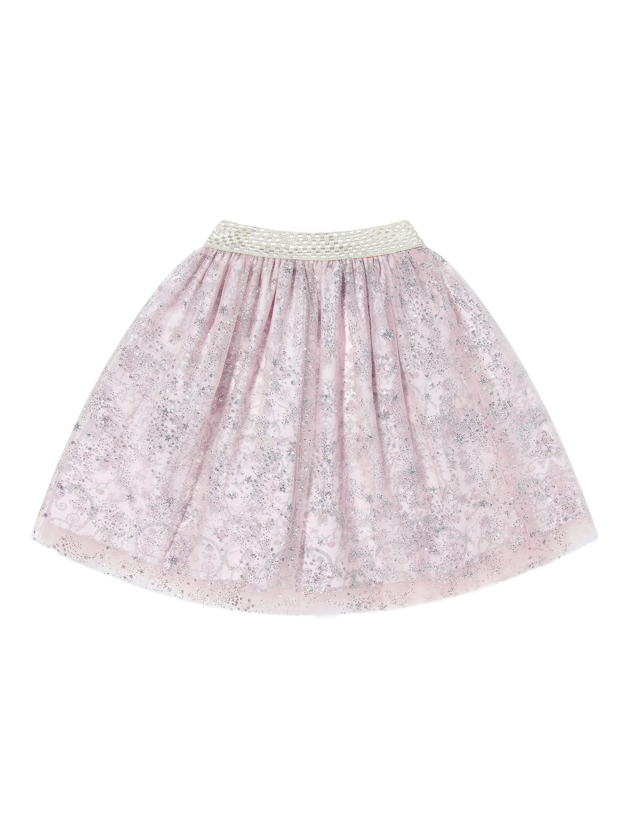 

Юбка с блестящими украшениями Atelier Choux, розовый