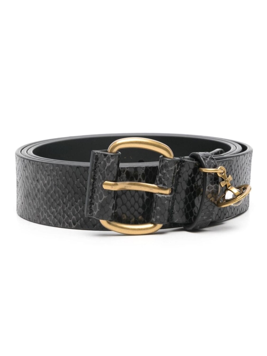 

Широкий пояс Vivienne Westwood Alex Charm, черный