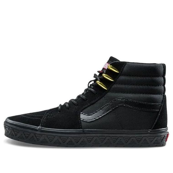 

Кроссовки marvel x sk8-hi 'black panther' Vans, черный