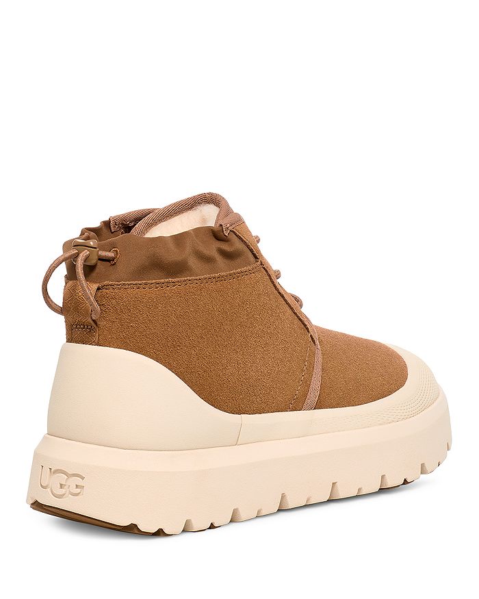 Мужские ботинки UGG Neumel Weather замшевые с резиновой подошвой, коричневый — фото 4