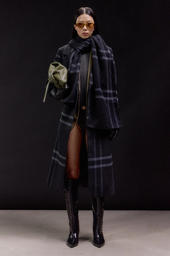 

Шерстяное пальто Answear.Lab, темно-синий