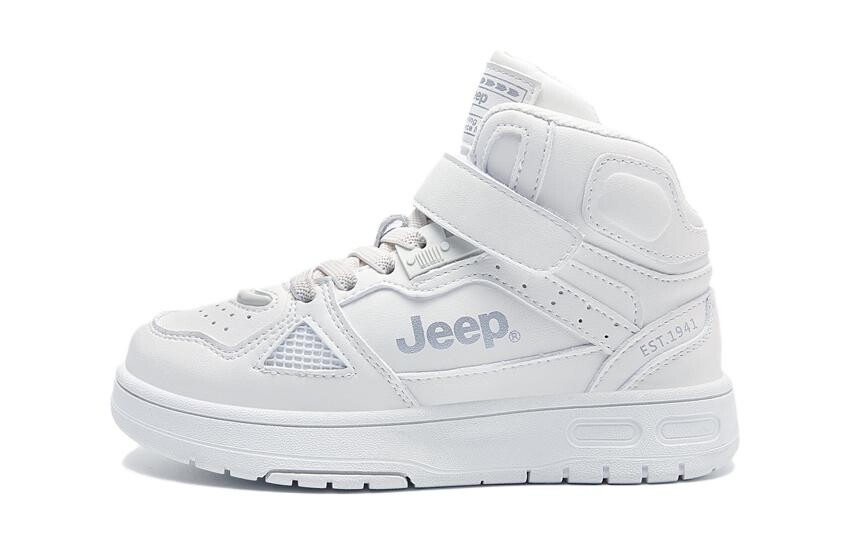 

Кроссовки Jeep Kids Skateboarding Shoes Kids High-top White, белый