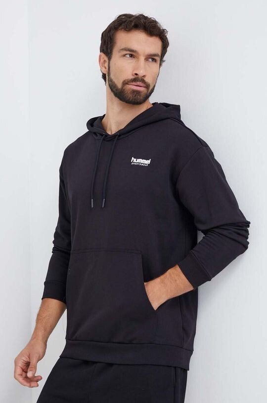 

Хлопковая толстовка Hummel, черный