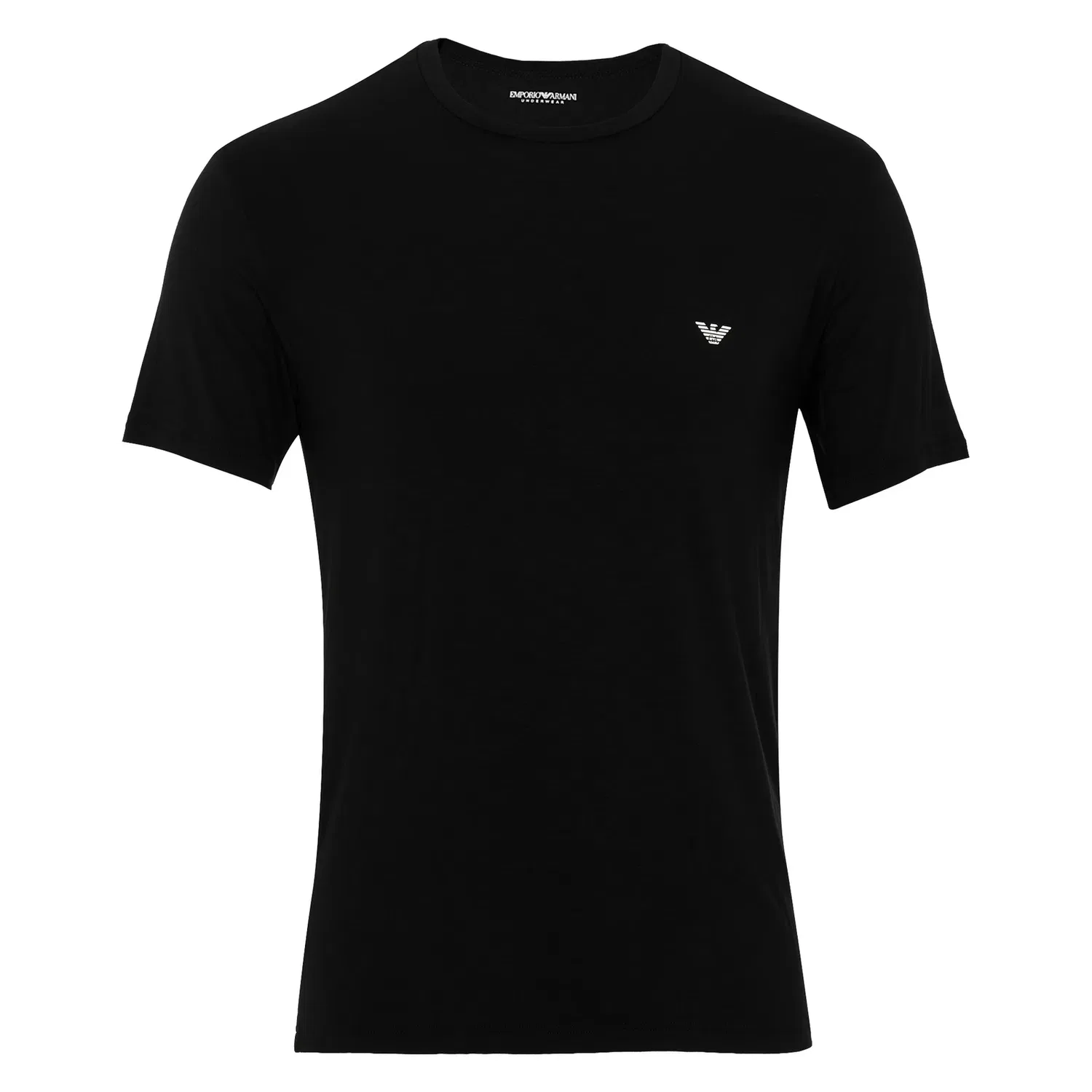 Набор из 2 футболок из вискозы Emporio Armani, черный — фото 2