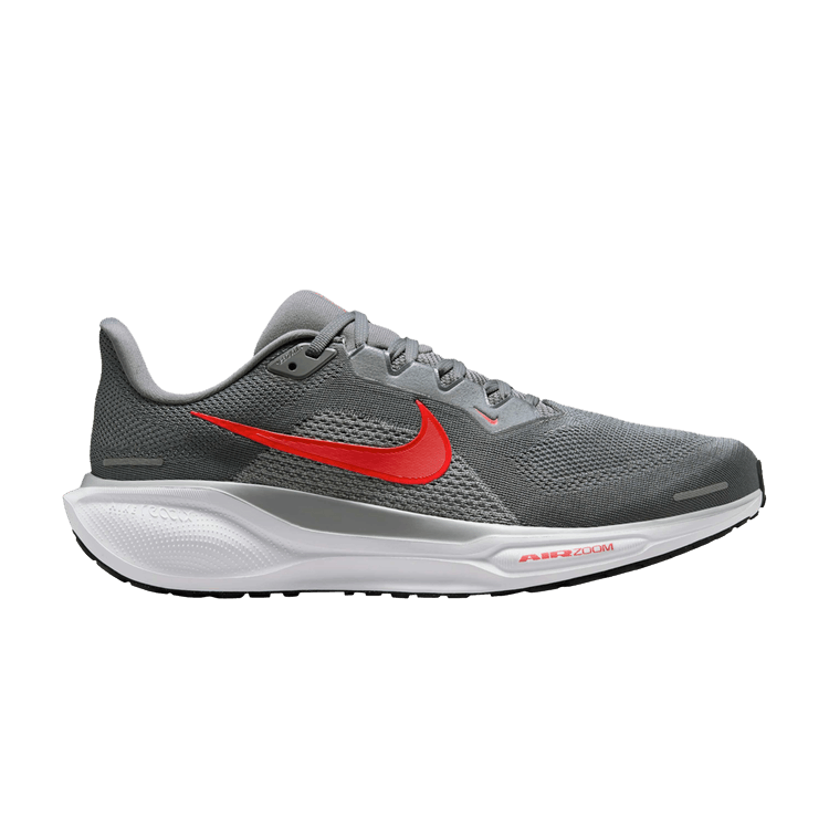 

Кроссовки Air Zoom Pegasus 41 Extra Wide 'Cool Grey Bright Crimson', серый