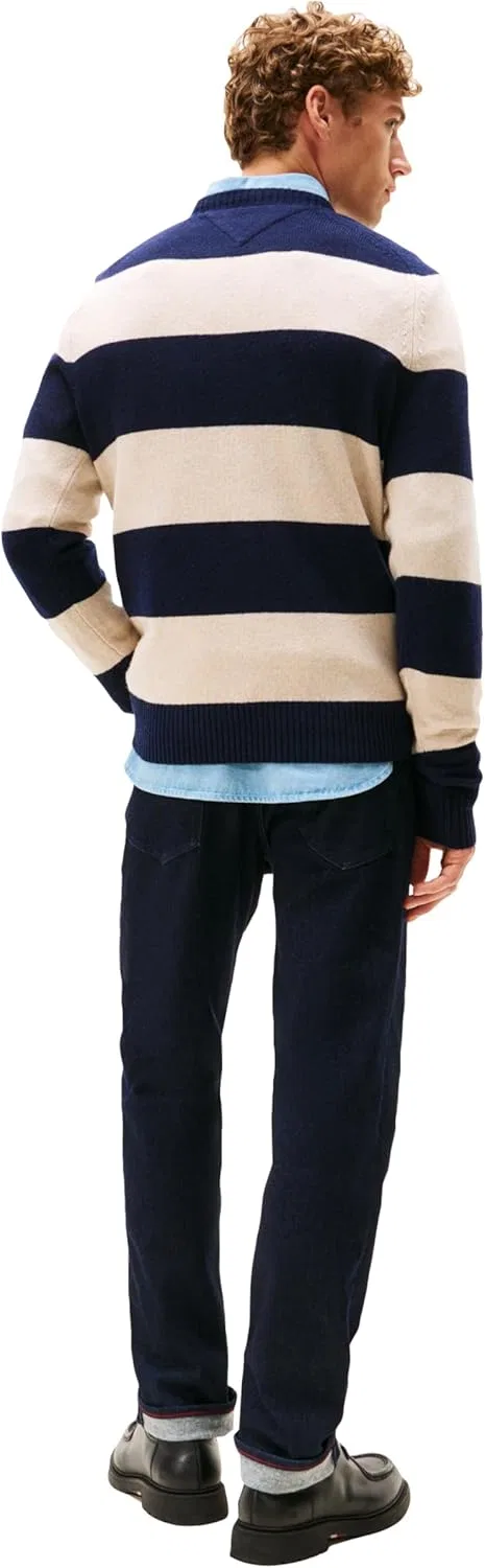 Свитер-пуловер Tommy Hilfiger из кашемира, Desert Sky/Newsprint Heather — фото 4
