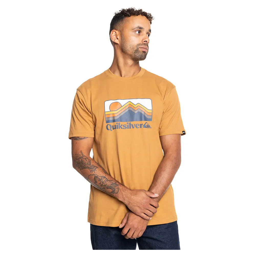 

Футболка Quiksilver Gradient Mount, коричневый