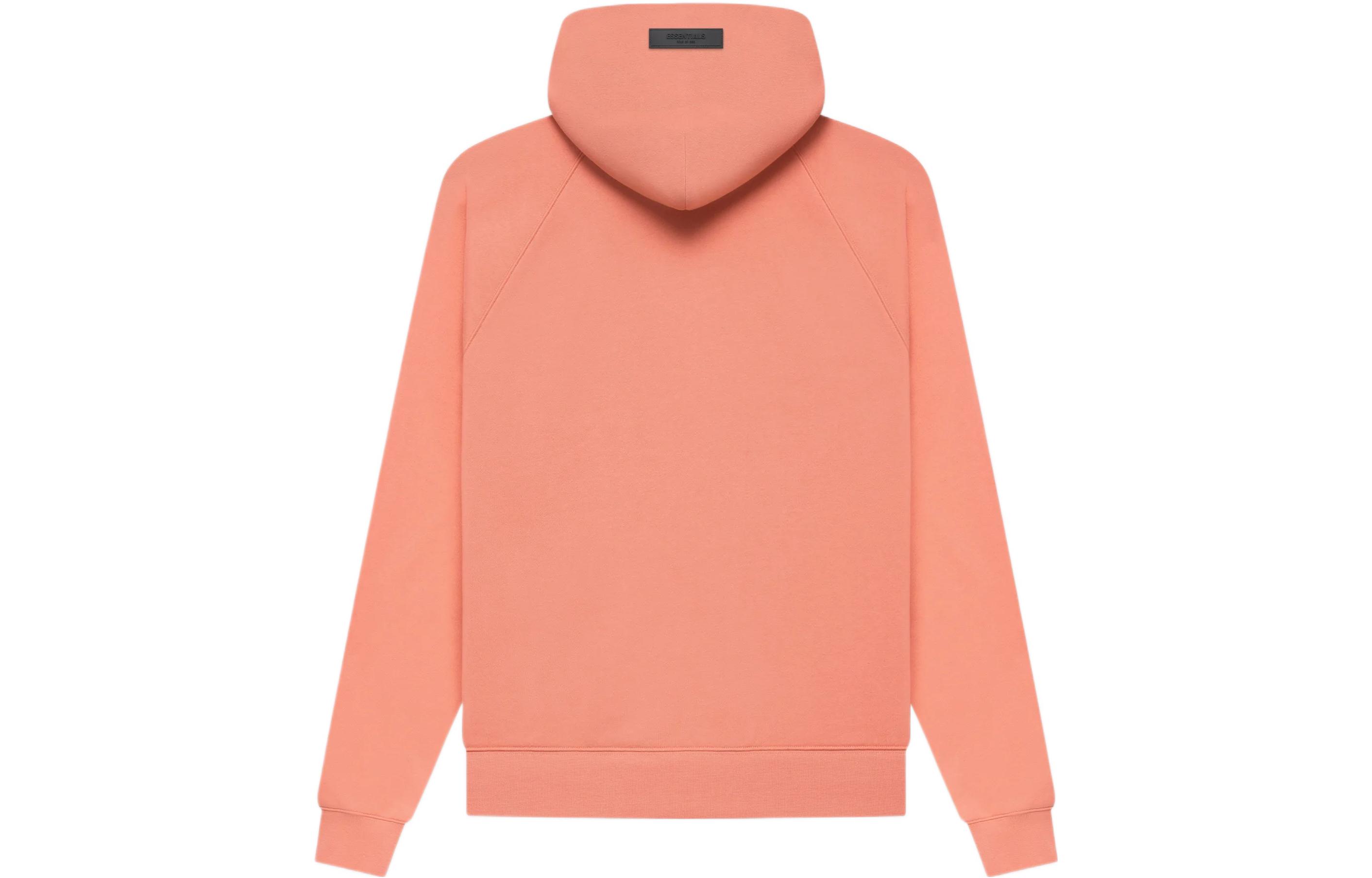 Толстовка с капюшоном Fear Of God Essentials, Кораллово-красный — фото 3