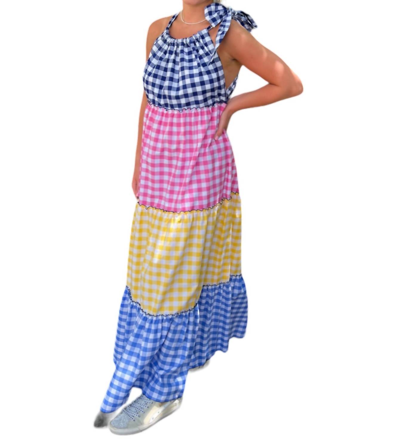 

Платье Cylia Maxi в цвете Multi Vilagallo