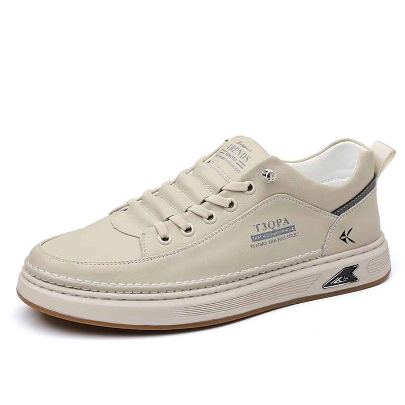 

ZAMST Мужские низкие скейтерские кеды бежевые, цвет Beige