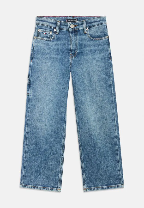 Джинсы heritage свободного кроя, рабочие джинсы, расслабленный силуэт Tommy Hilfiger, Denim Medium Vintage