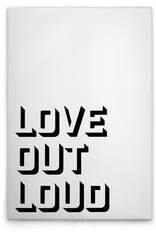 

Картина на холсте A.S. Création Love Out Loud цвет weissschwarz