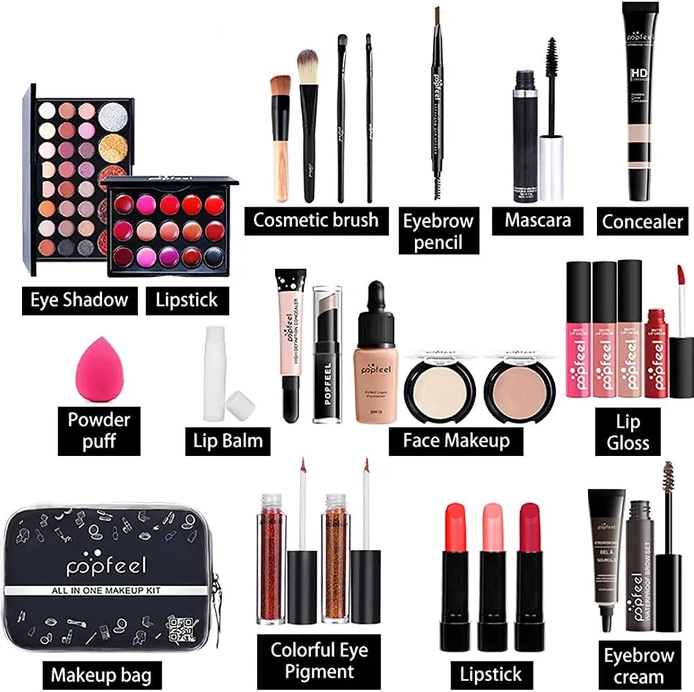 Набор косметики Full Beauty 27 предметов, глянцевый финиш — фото 3