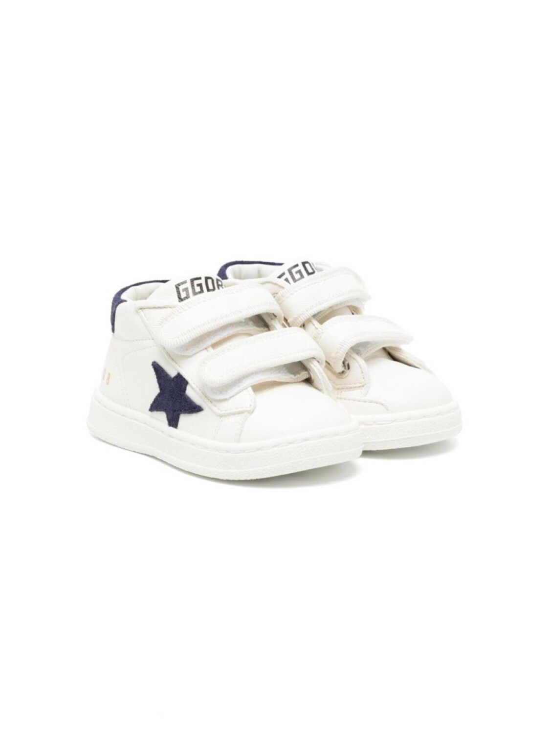 

Golden Goose Kids июньские кожаные кроссовки, белый