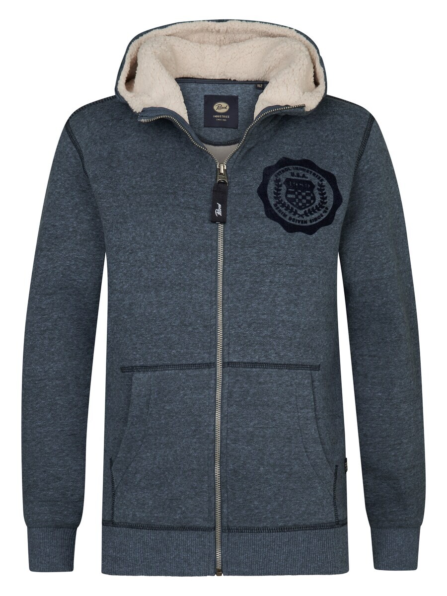 

Худи Petrol Industries Zip-Up Hoodie Elfin, темно-серый