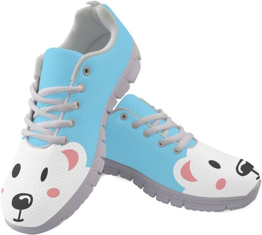 

Кроссовки для ходьбы AmzPrint для мужчин с милым анималистическим принтом, белой подошвой, походные кроссовки, модные повседневные кроссовки, размеры 6.5-13.5