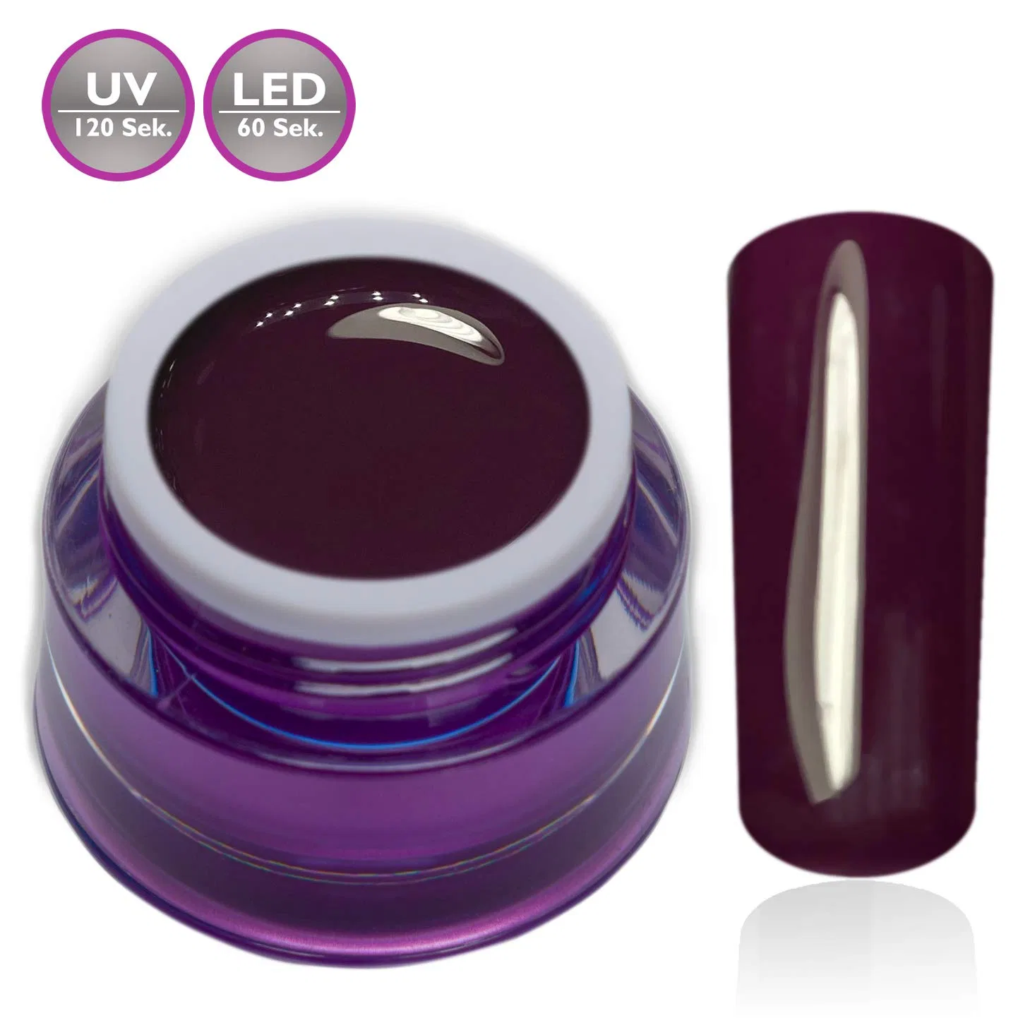 Цветной гель для ногтей Ottawa Purple UV LED от RM Beautynails Rm Beautynails — фото 2