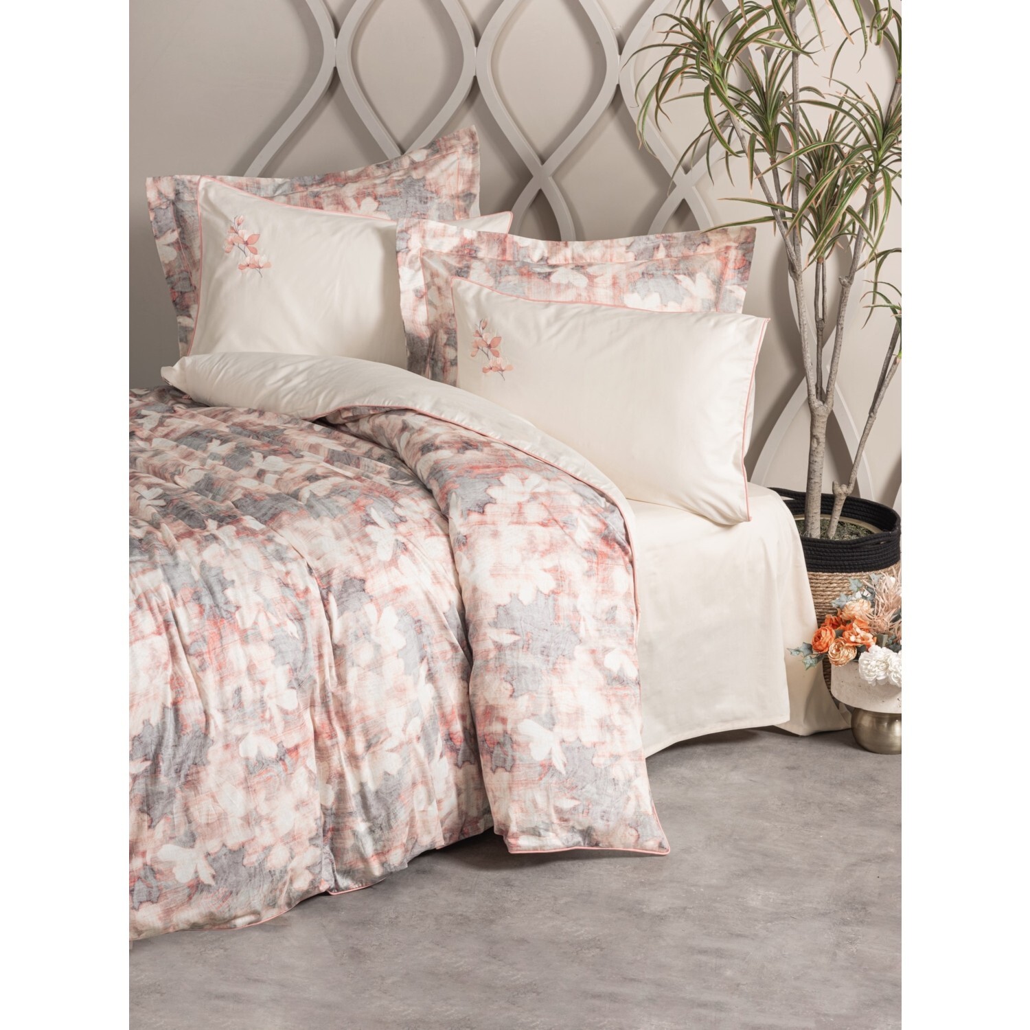 

Комплект постельного белья из хлопка Box Elite Satin Layana Pink