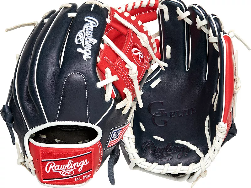 

Перчатки серии GG Elite Series 11,5 дюйма Rawlings, темно-синий/красный/белый