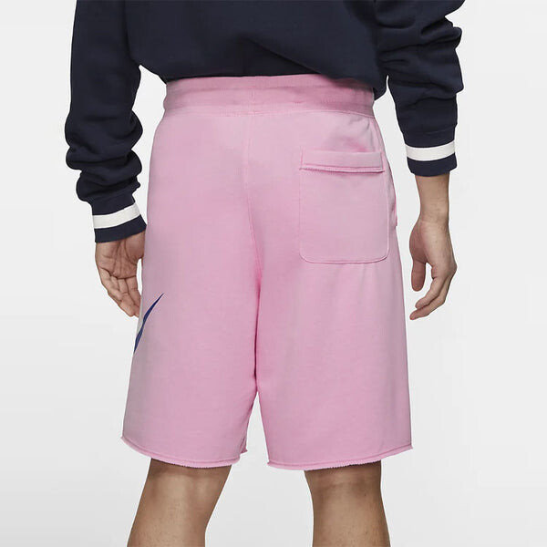Шорты swoosh logo loose breathable running sports shorts pink Nike, розовый — фото 3