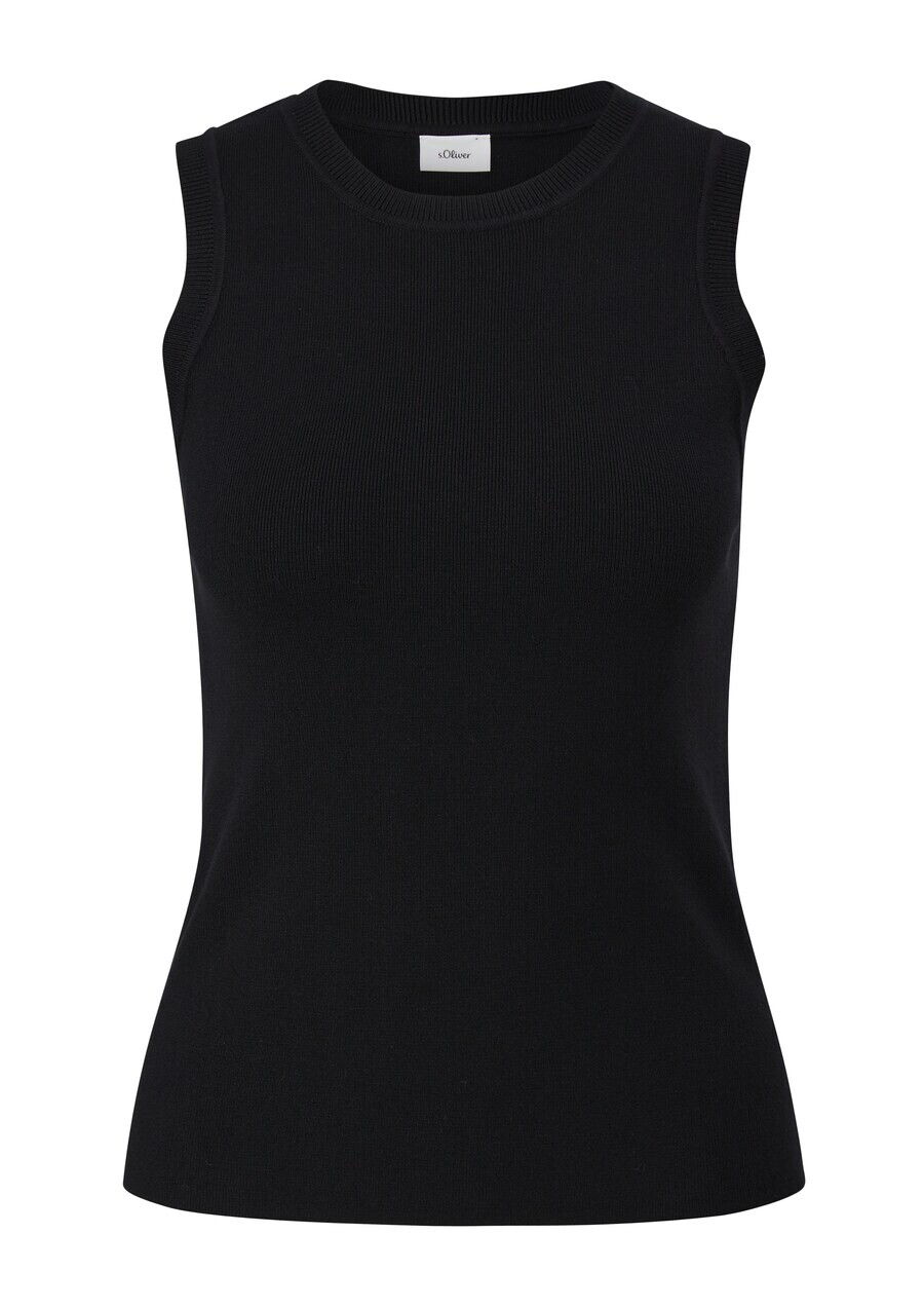 

Топ без рукавов s.Oliver BLACK LABEL Top, черный