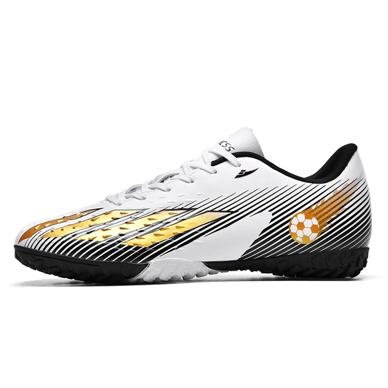 

Износостойкие футбольные бутсы для подростков с поддержкой баланса KUDING, белый turf