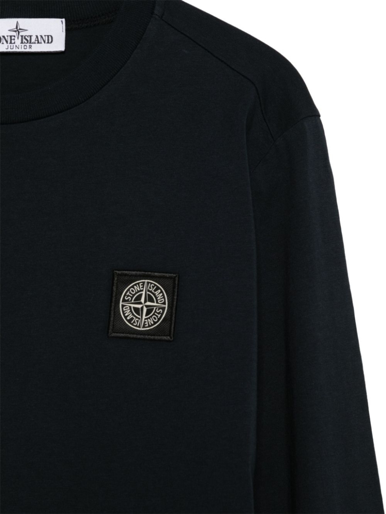 Stone Island Junior футболка с нашивкой Compass, синий — фото 3