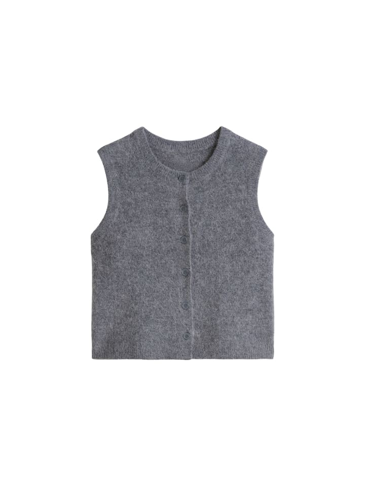 

Кардиган без рукавов цвета асфальтовый меланж Marc O'Polo DENIM