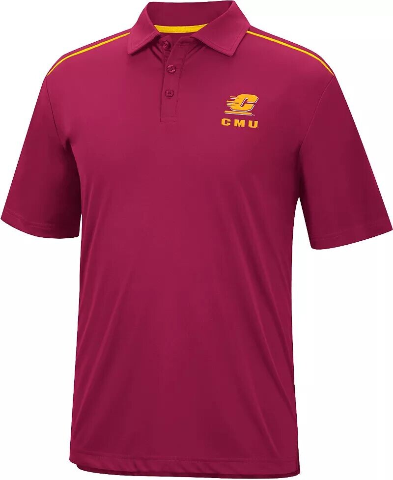 

Colosseum Мужская футболка-поло Central Michigan Chippewas Maroon