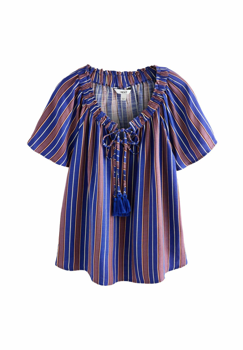 

Блуза SHORT SLEEVE NECK BARDOT Next, синий