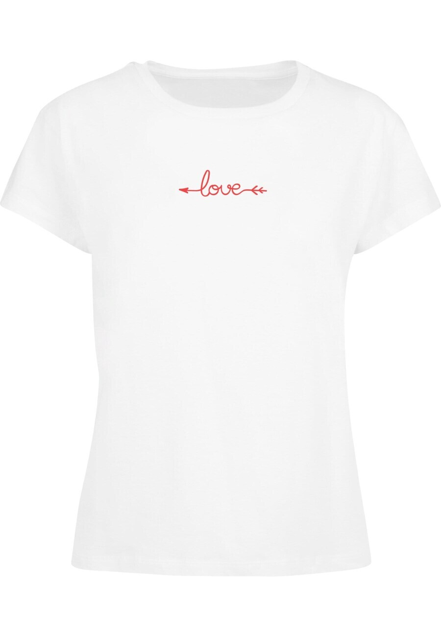 

Футболка Merchcode Shirt Hugs & Love - Love Arrow, белый