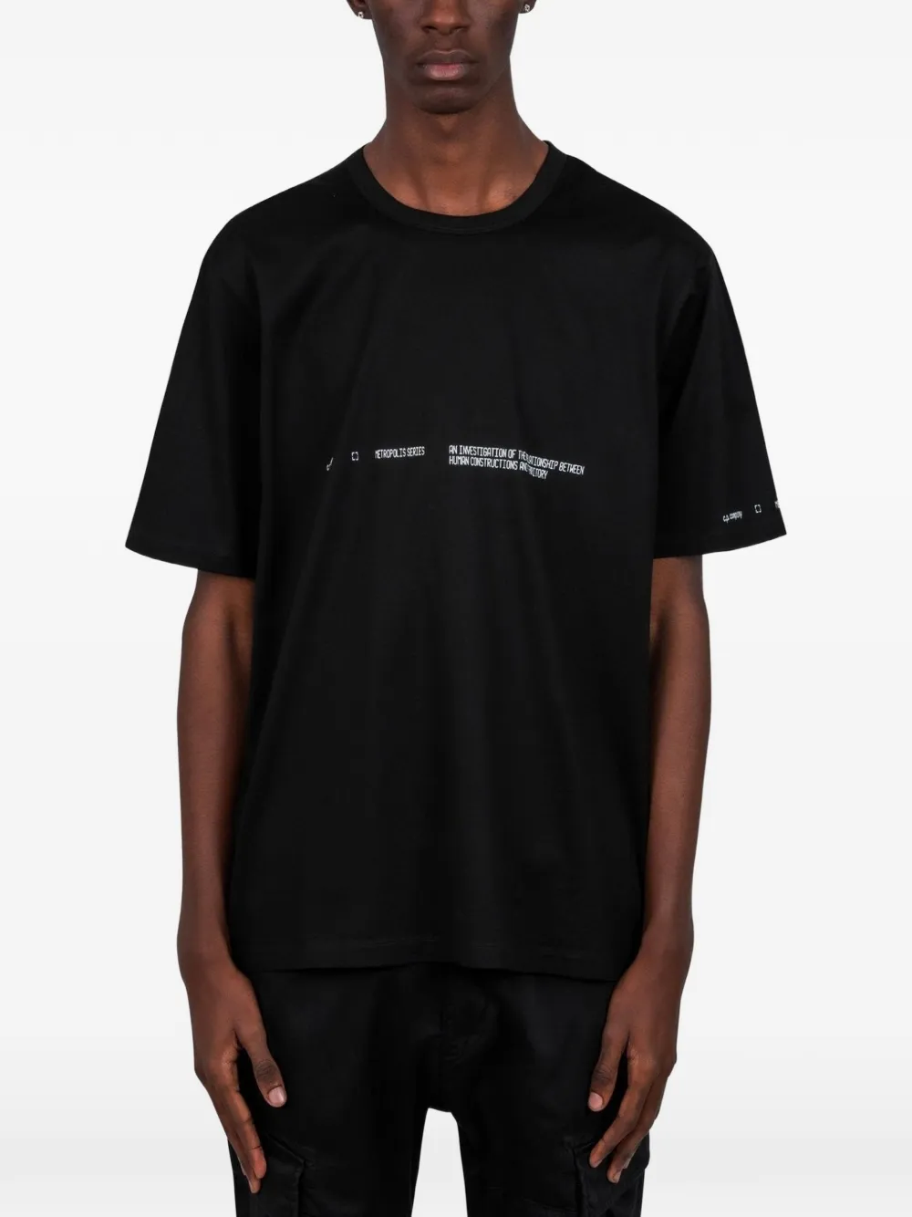 

Футболка с логотипом C.P. Company, черный