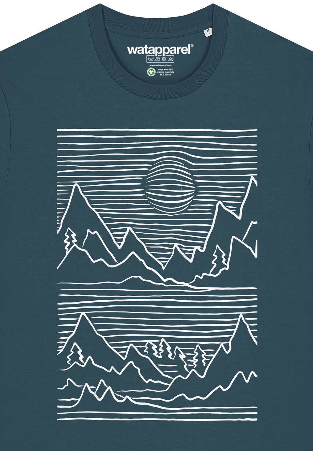 

Футболка с принтом MOUNTAINS watapparel, бирюзовый