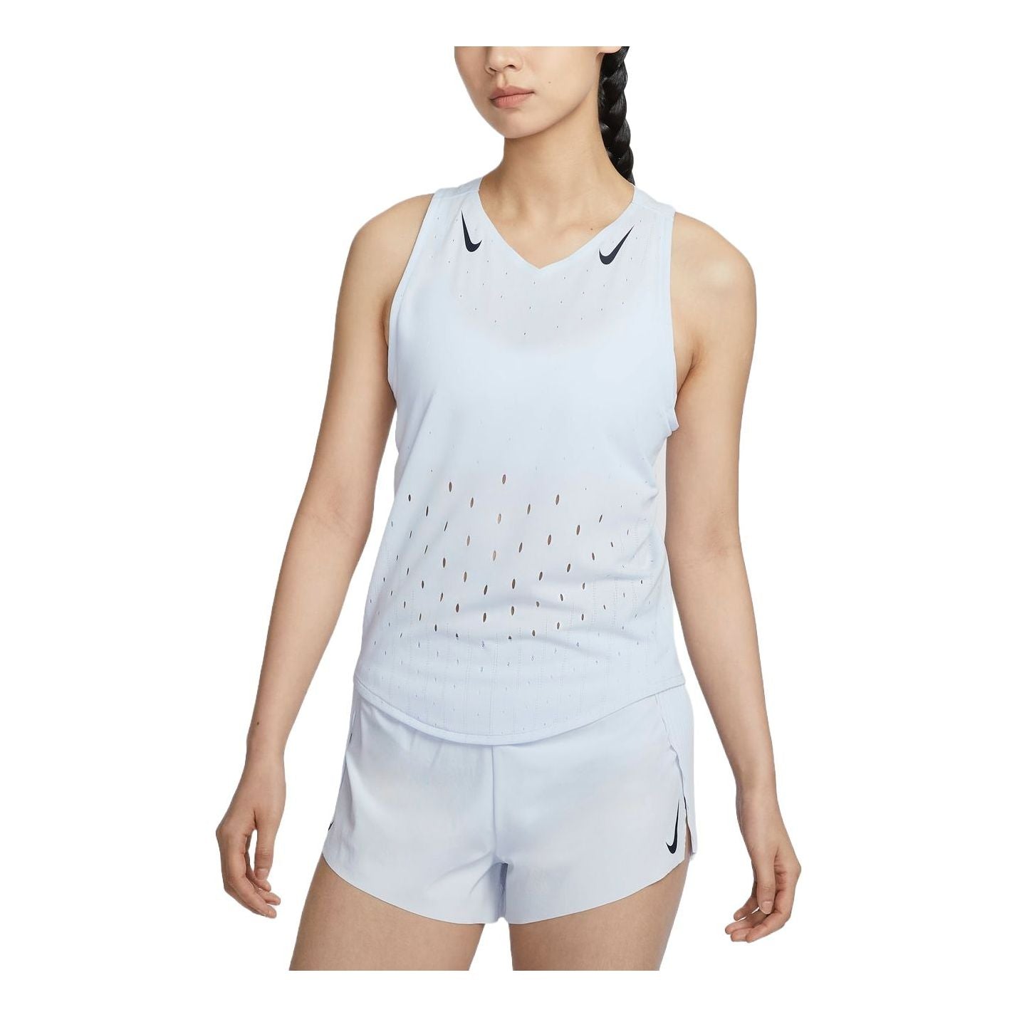 

Топ (WMNS) Nike AeroSwift Dri-FIT ADV Running Singlet Asia Sizing 'Football Grey'