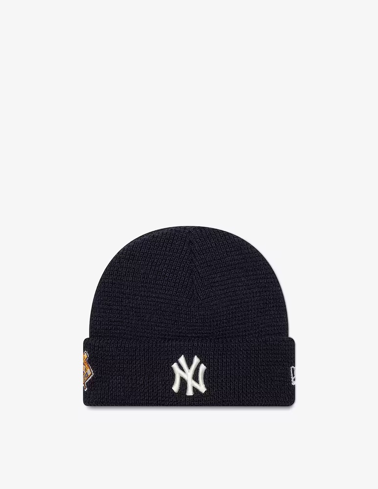 

Шапка-бини New York Yankees с короткими манжетами New Era, синий