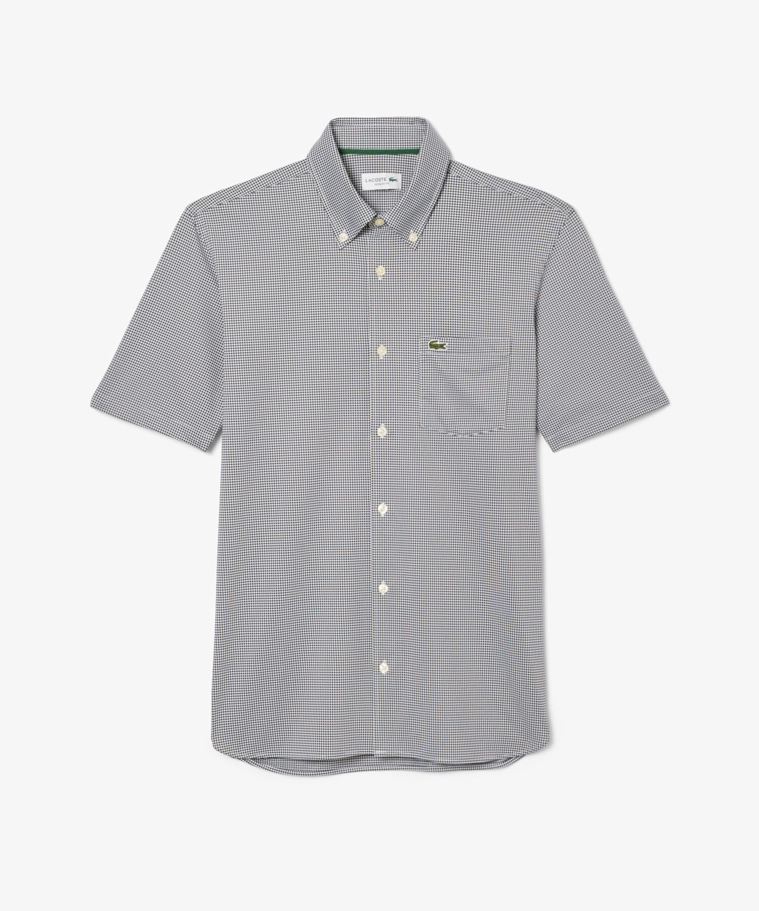 Футболка в мелкую клетку LACOSTE, Black