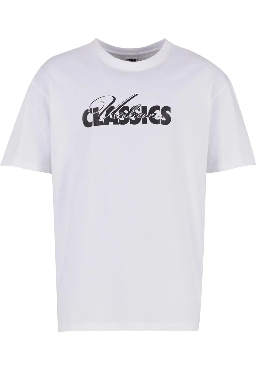 

Футболка URBAN CLASSICS " Urban Classics UC Cursive Bold Logo Tee Oversized Tee", белый