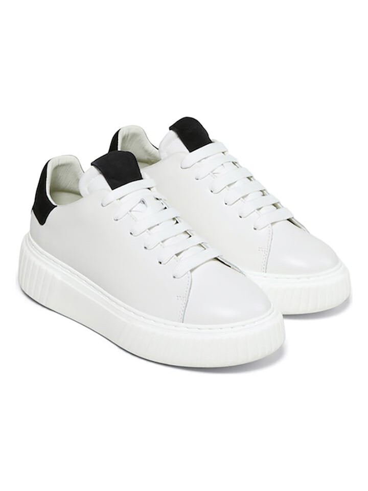 

Низкие кроссовки Marc O'Polo Shoes Leder, белый/черный