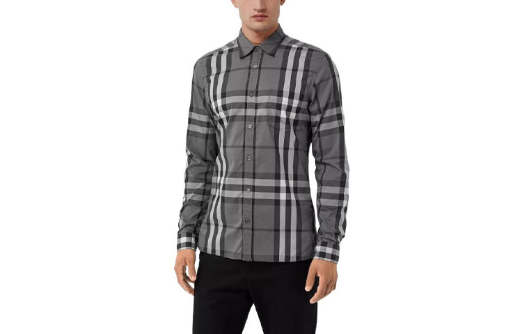 

Мужская рубашка Burberry, цвет Black